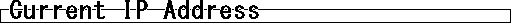 Current IP Address